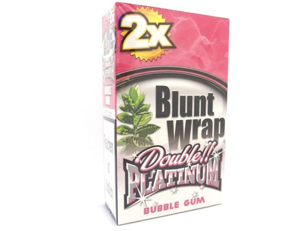 Blunt Wrap Platinium X 2 sabor Bubble Gum 25 unid