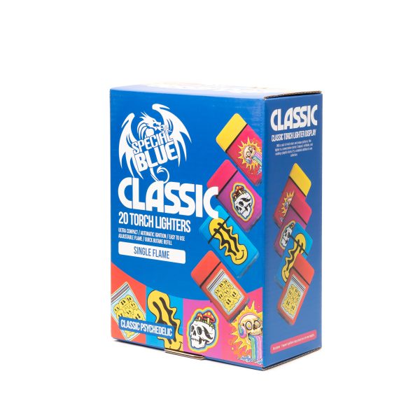 CLASSIC RUBBER PSYCHEDELIC SOPLETE DISPLAY 20 UNIDADES - Imagen 2