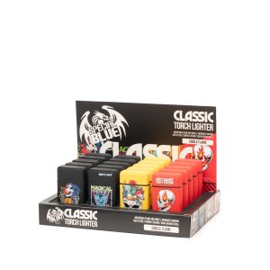 CLASSIC RUBBER SKULL & ROSES SOPLETE DISPLAY 20 UNIDADES