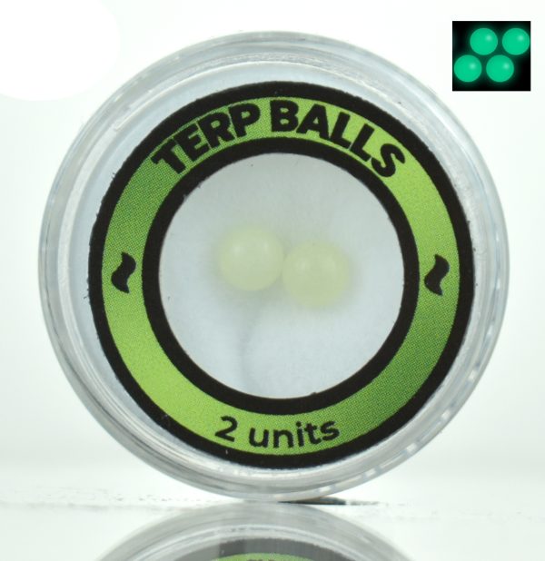 LUMINOUS TERP BALLS 4MM GREEN (GLOW IN DARK)