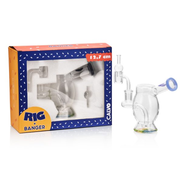 WAX SET - BUBBLE RIG + BANGER + CARB CAP PINK - Imagen 5