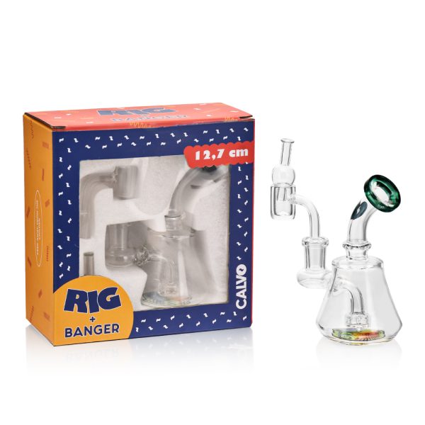 WAX SET - DAB RIG + BANGER + CARB CAP GREEN - Imagen 6