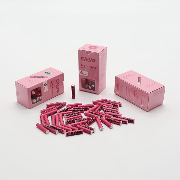 ACTIVE FILTER CALVO PINK - 50 UND X CAJA - 6 CAJAS X DISPLAY