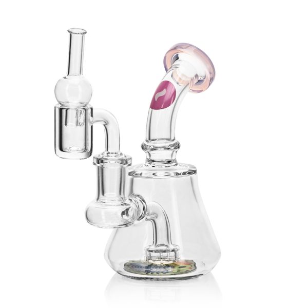WAX SET - DAB RIG + BANGER + CARB CAP PINK