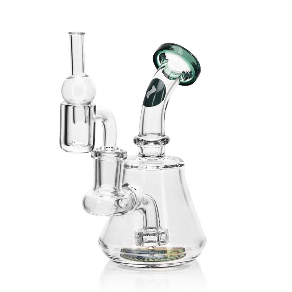 WAX SET - DAB RIG + BANGER + CARB CAP TEAL