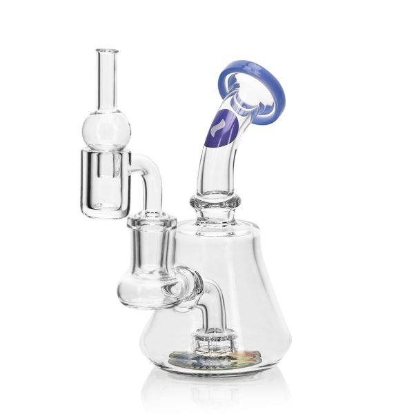 WAX SET - DAB RIG + BANGER + CARB CAP BLUE