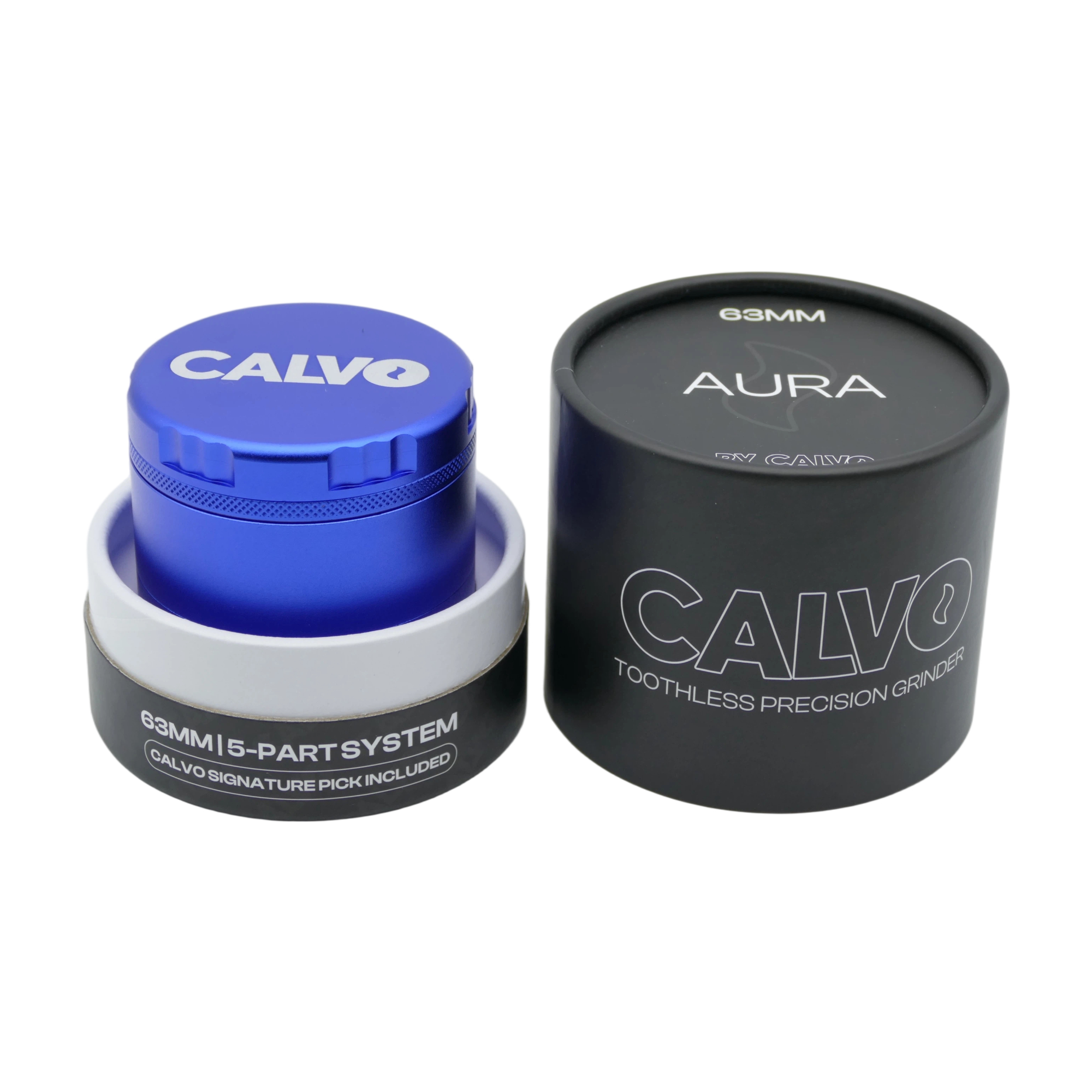MOLEDOR CALVO AURA - NON TEETH BLUE 63MM - Imagen 3