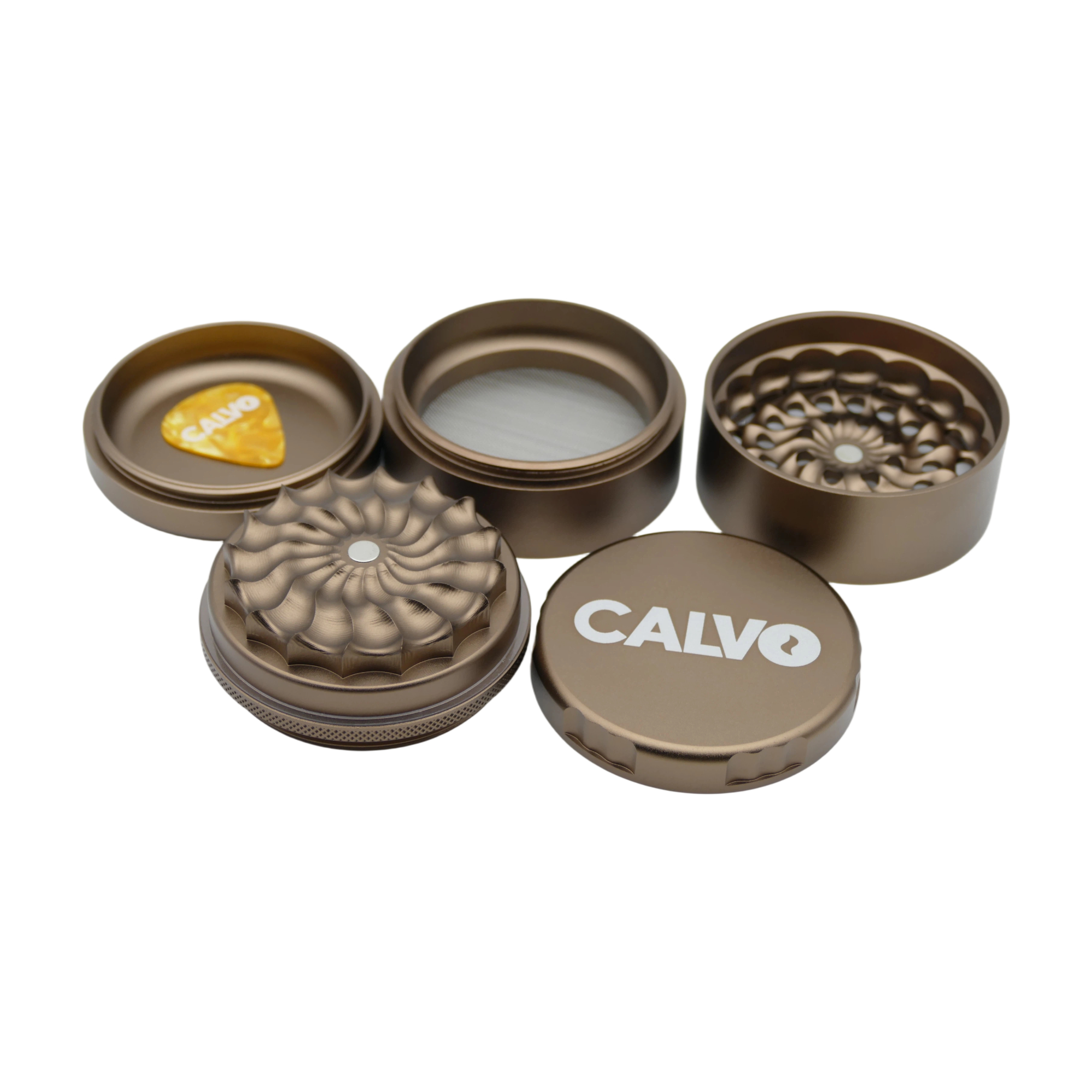 MOLEDOR CALVO AURA - NON TEETH BROWN 63MM - Imagen 2